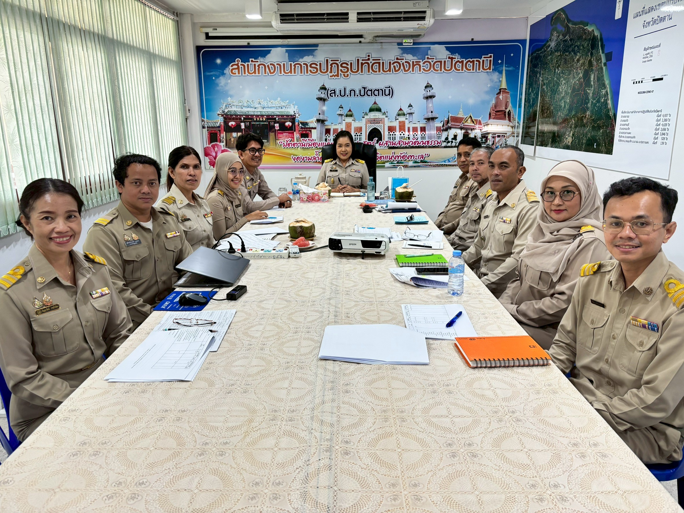 title - ผู้ตรวจราชการ ส.ป.ก. ประชุมติดตามผลการดำเนินงานตามแผนการตรวจราชการ ของ ส.ป.ก. ประจำปีงบประมาณ พ.ศ.2569 รอบ 1 จังหวัดปัตตานี